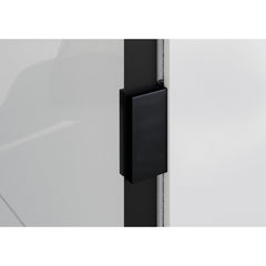 Fixed Shower Panel, Esprit, Frameless Tempered Glass, 36 x 78 In., Matte Black