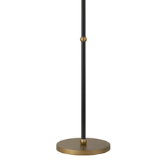 Floor Lamp, 69 in H with Black and Gold Metal Base