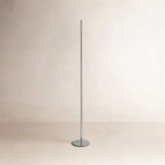 Floor Lamp with Integrated LED in Chrome Finish