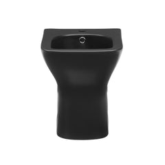 Floor Mount Bidet, Carre, Elongated, Ceramic