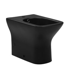 Floor Mount Bidet, Carre, Elongated, Ceramic