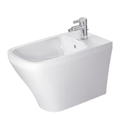 Floor Mount Bidet, DuraStyle, Elongated, Vitreous China, White High Gloss