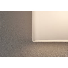 Flush Mounted Sconce, 1 Light, Frosted White Glass