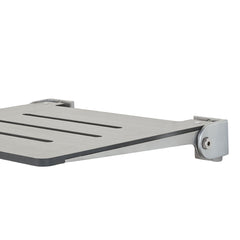 Folding Shower Bench Seat, SlimLine, Aluminum Frame