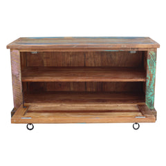 Footwear Storage Cabinet in Painted Reclaimed Solid Wood