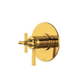 Hero | complete 1/2-inch thermostatic pressure-balance shower trim in Unlacquered Brass