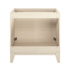 Freestanding Bathroom Vanity Cabinet, Cascade, 30 in without Top in White Oak