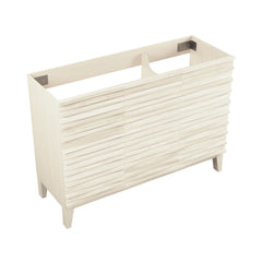 Freestanding Bathroom Vanity Cabinet, Cascade, 48 in without Top in White Oak