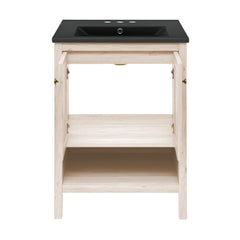 Freestanding Bathroom Vanity, Chateau, 24 Inch with Sink Top in White Oak