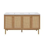 Freestanding Bathroom Vanity, Classe, Soft Close Doors, MDF, Golden Oak