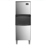 Freestanding Ice Maker, 352 lb. Daily Production, Clear Cube Ice, Silver