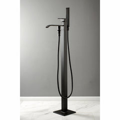 Freestanding Tub Faucet, Executive, Single Handle, Hand Shower, Brass