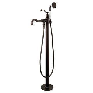 Freestanding Tub Faucet, Heirloom, Single Handle with Hand Shower in Oil Rubbed Bronze