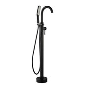 Freestanding Tub Faucet, Single Handle, Floor Mounted, Matte Black