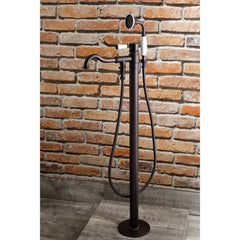 Freestanding Tub Faucet, Tulare, Single Handle with Hand Shower in Oil Rubbed Bronze