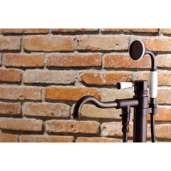 Freestanding Tub Faucet, Tulare, Single Handle with Hand Shower in Oil Rubbed Bronze