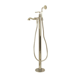 Freestanding Tub Faucet, Tulare, Single Handle with Hand Shower in Polished Nickel
