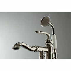 Freestanding Tub Faucet, Tulare, Single Handle with Hand Shower in Polished Nickel
