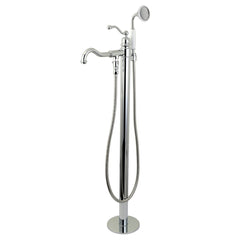 Freestanding Tub Filler, English Country, Single Handle, 1-Hole, Hand Shower