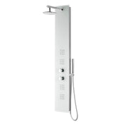 Full Body Shower Panel, Veld, 64 in. 2-Jetted in Clear White