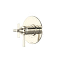 Hero | complete Polished Nickel shower valve trim with cross control