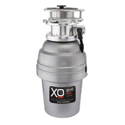Garbage Disposal, 3/4 HP Batch Feed with 3 Bolt Mount in Silver