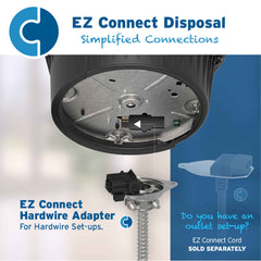 Garbage Disposal, Advanced Series, Continuous Feed, 3/4 HP, Stainless Steel