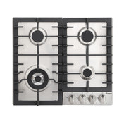Gas Cooktop, 24 Inch, 4 Burners in Stainless Steel