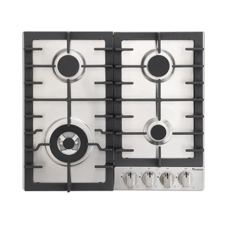 Gas Cooktop, 24 Inch, 4 Burners in Stainless Steel