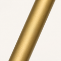 Finish | close view of the matte natural brass arm finish
