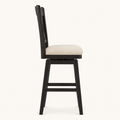 Side | true side profile showing the leg taper and the footrest stretcher