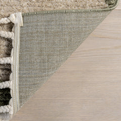 Geometric Area Rug, 7'10" x 10' Rectangle in Green