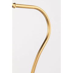Gooseneck Table Lamp, 1 Light, Steel with Aged Brass Finish