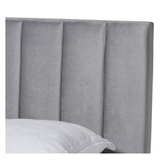 Headboard detail | Close view of the Grevane Aith Bed headboard