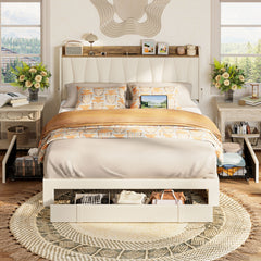 Room | The Grevane Badachro Three-Drawer Storage Bed in a bedroom