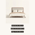 Size dimensions | Full, Queen, and King platform bed width and length dimensions