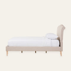 Side | Side profile of the Grevane Easdale Upholstered Sleigh Bed