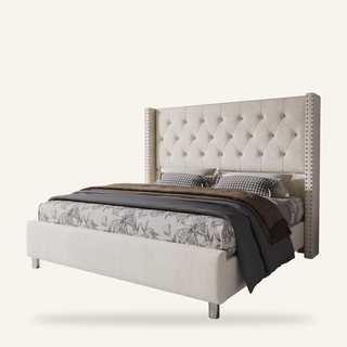 Grevane Eday Upholstered Wingback Bed