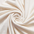 Velvet detail | Close view of the smooth short-nap Cream upholstery
