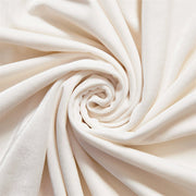 Velvet detail | Close view of the smooth short-nap Cream upholstery