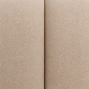 Texture | Close view of the warm beige microsuede upholstery and channel seam