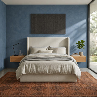 Grevane Kerrera Upholstered Wingback Bed