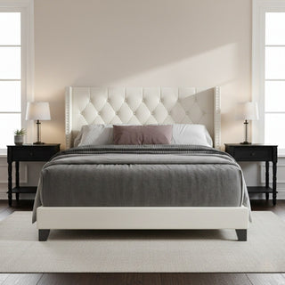 Grevane Lingay Upholstered Tufted Bedroom Set