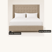 Dimensions | Bed clearance and footboard height