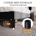 Grevane Moidart Upholstered Platform Bed with Adjustable Headboard, under-bed clearance and floor-protecting feet