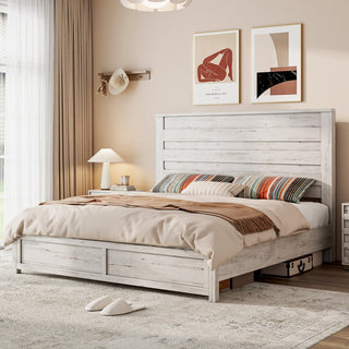 Grevane Ollaberry Solid Wood Platform Bed