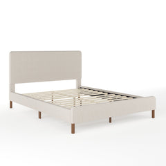 Angle | Three-quarter view of the Grevane Plockton Piped Upholstered Bed