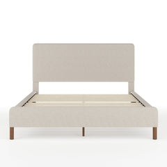 Front | Straight-on view of the Grevane Plockton Piped Upholstered Bed