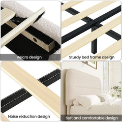 Frame detail | Close view of the Grevane Redpoint Upholstered Bedroom Set legs and rails