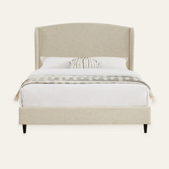 Front | Straight-on view of the Grevane Rousay Wingback Platform Bed
